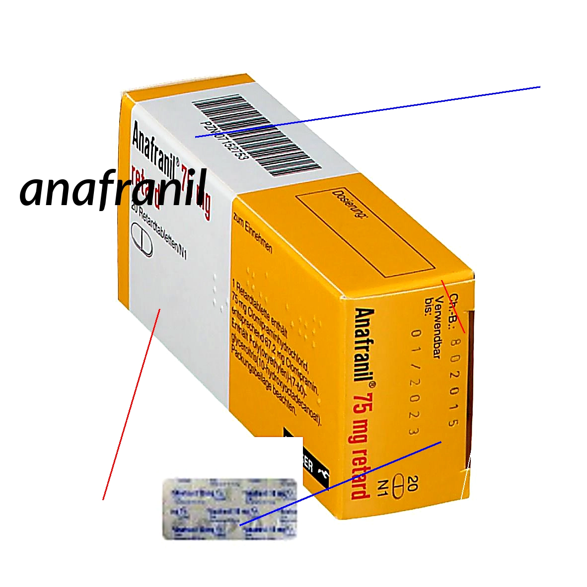 Anafranil 75 mg prix